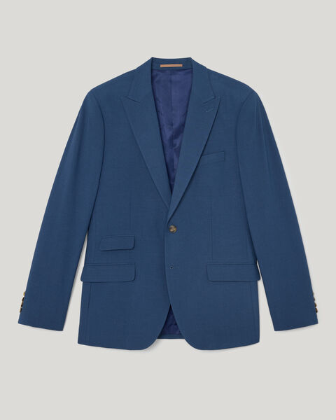 Single Breasted Tailored Jacket, Steel Blue, hi-res